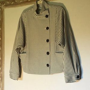 CAbi #3173 NWOT Windowpane Jacket